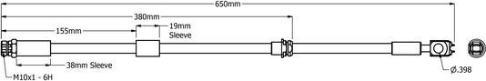 Juratek JBH1429 - Brake Hose car-mod.net
