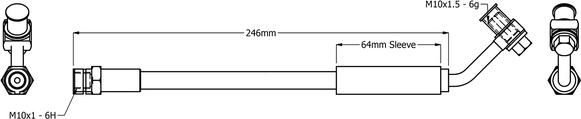 Juratek JBH1423 - Brake Hose car-mod.net