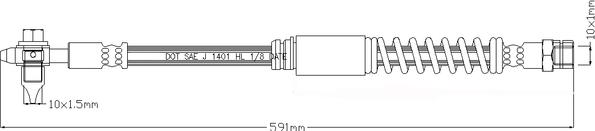 Juratek JBH1152 - Brake Hose car-mod.net
