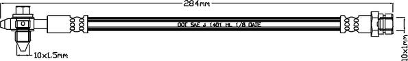 Juratek JBH1183R - Brake Hose car-mod.net
