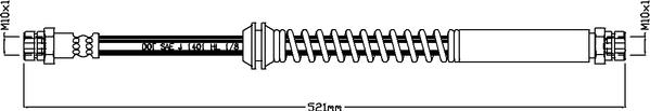 Juratek JBH1133 - Brake Hose car-mod.net
