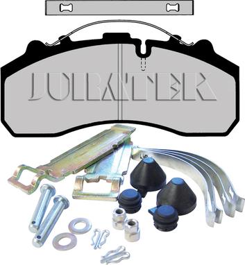 Juratek JCP988K1 - Brake Pad Set, disc brake car-mod.net