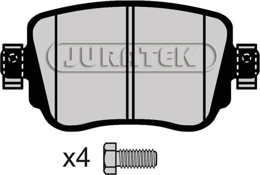 Juratek JCP4485 - Brake Pad Set, disc brake car-mod.net