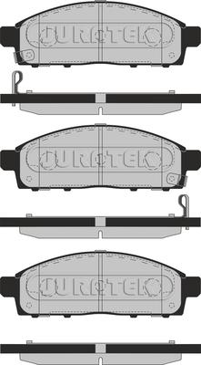 Juratek JCP4023 - Brake Pad Set, disc brake car-mod.net