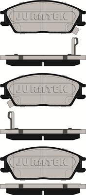 Juratek JCP435 - Brake Pad Set, disc brake car-mod.net