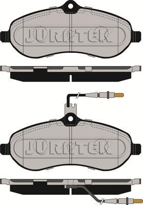 Juratek JCP149 - Brake Pad Set, disc brake car-mod.net