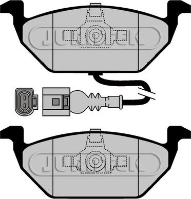 Advics ASN2152 - Brake Pad Set, disc brake car-mod.net