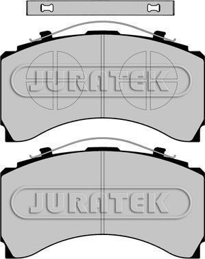 Juratek JCP1005 - Brake Pad Set, disc brake car-mod.net