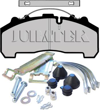 Juratek JCP1000K1 - Brake Pad Set, disc brake car-mod.net