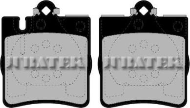 Juratek JCP1322 - Brake Pad Set, disc brake car-mod.net