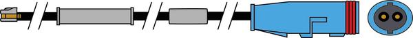 Juratek JCW189 - Warning Contact, brake pad wear car-mod.net