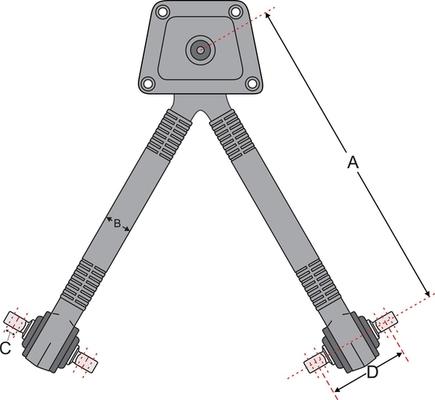 Juratek JSS1709A - Track Control Arm car-mod.net