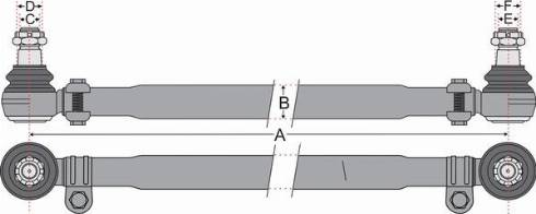 Juratek JSS1713A - Tie Rod car-mod.net