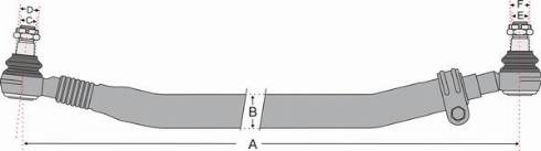 Juratek JSS1736A - Tie Rod car-mod.net