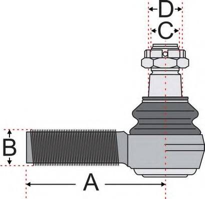 Juratek JSS2124 - Tie Rod End car-mod.net