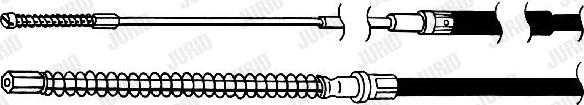 Jurid 431196J - Cable, parking brake car-mod.net