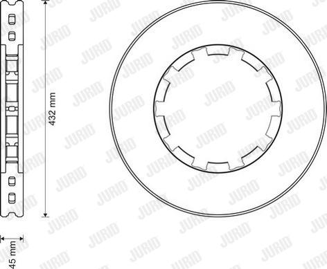 Jurid 569157J - Brake Disc car-mod.net
