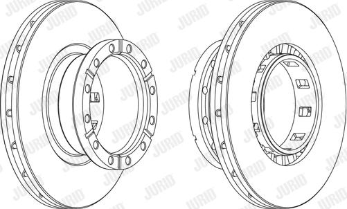 Jurid 569161J - Brake Disc car-mod.net