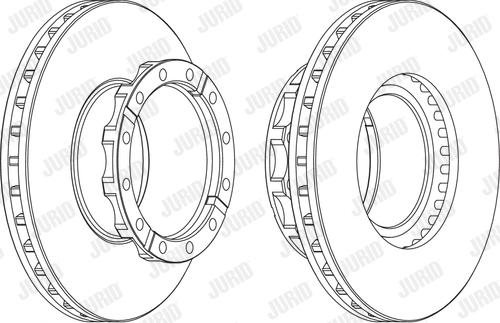 Jurid 569125J - Brake Disc car-mod.net