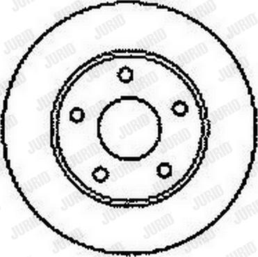 Jurid 561549J - Brake Disc car-mod.net