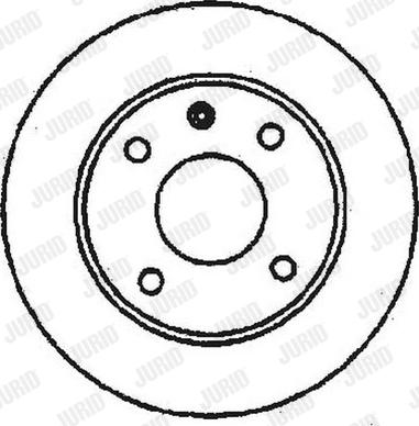 Jurid 561141J-1 - Brake Disc car-mod.net