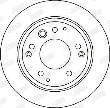 Jurid 561813J - Brake Disc car-mod.net