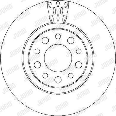 Jurid 562302J - Brake Disc car-mod.net