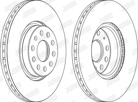 Jurid 562387J - Brake Disc car-mod.net