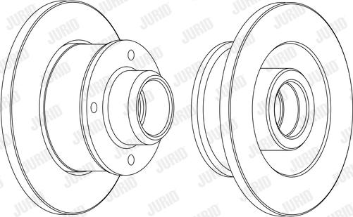 Jurid 562372JC - Brake Disc car-mod.net