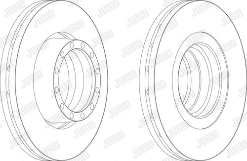 Jurid 567117J - Brake Disc car-mod.net