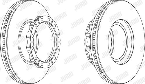 Jurid 567135J - Brake Disc car-mod.net