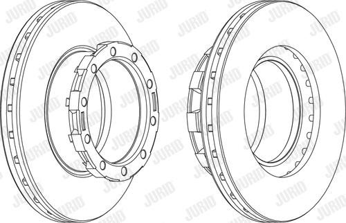 Jurid 567801J - Brake Disc car-mod.net