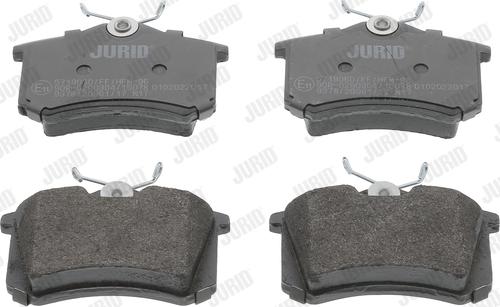 Jurid 571906D - Brake Pad Set, disc brake car-mod.net