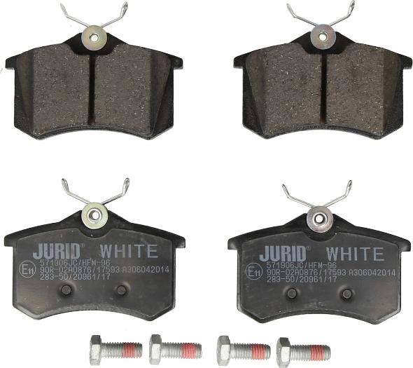 Jurid 571906JC - Brake Pad Set, disc brake car-mod.net