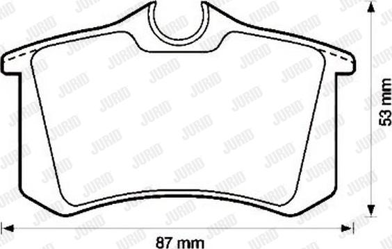 Jurid 571513J - Brake Pad Set, disc brake car-mod.net