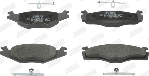 Jurid 571316J - Brake Pad Set, disc brake car-mod.net