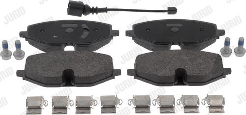 Jurid 573904J - Brake Pad Set, disc brake car-mod.net