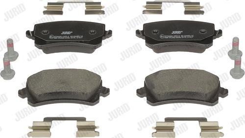Jurid 573668J - Brake Pad Set, disc brake car-mod.net