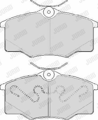 Jurid 573635J - Brake Pad Set, disc brake car-mod.net