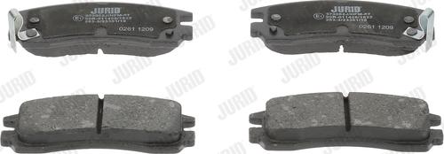 Jurid 573062J - Brake Pad Set, disc brake car-mod.net