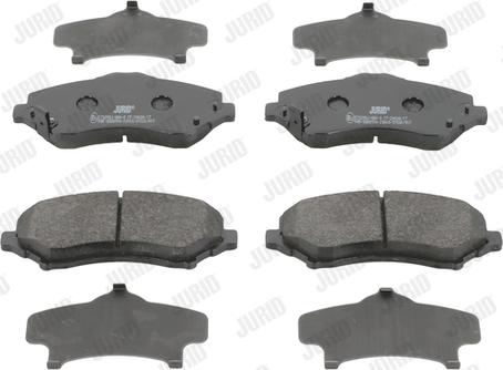 Jurid 573298J - Brake Pad Set, disc brake car-mod.net