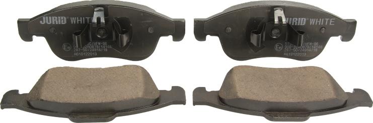 Jurid 573268JC - Brake Pad Set, disc brake car-mod.net