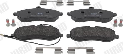 Jurid 573280J - Brake Pad Set, disc brake car-mod.net
