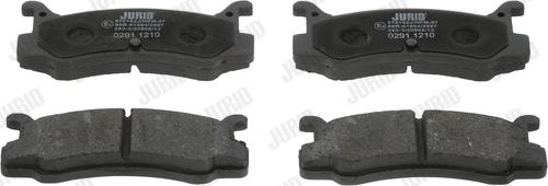 Jurid 572162J - Brake Pad Set, disc brake car-mod.net