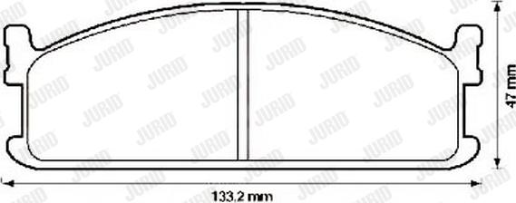 Jurid 572335J - Brake Pad Set, disc brake car-mod.net