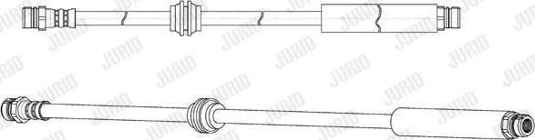 Jurid 173184J - Brake Hose car-mod.net