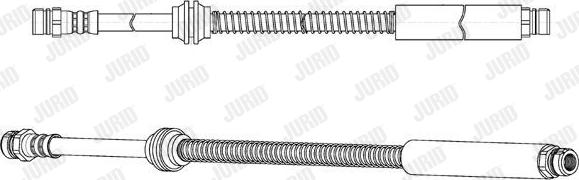 Jurid 173228J - Brake Hose car-mod.net