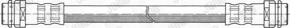Jurid 172413J - Brake Hose car-mod.net
