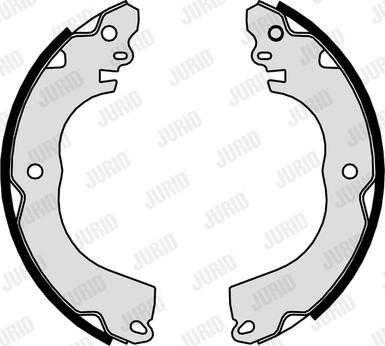 Jurid 362601J - Drum Brake Shoe Set car-mod.net