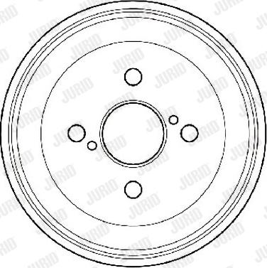 Jurid 329083J - Brake Drum car-mod.net